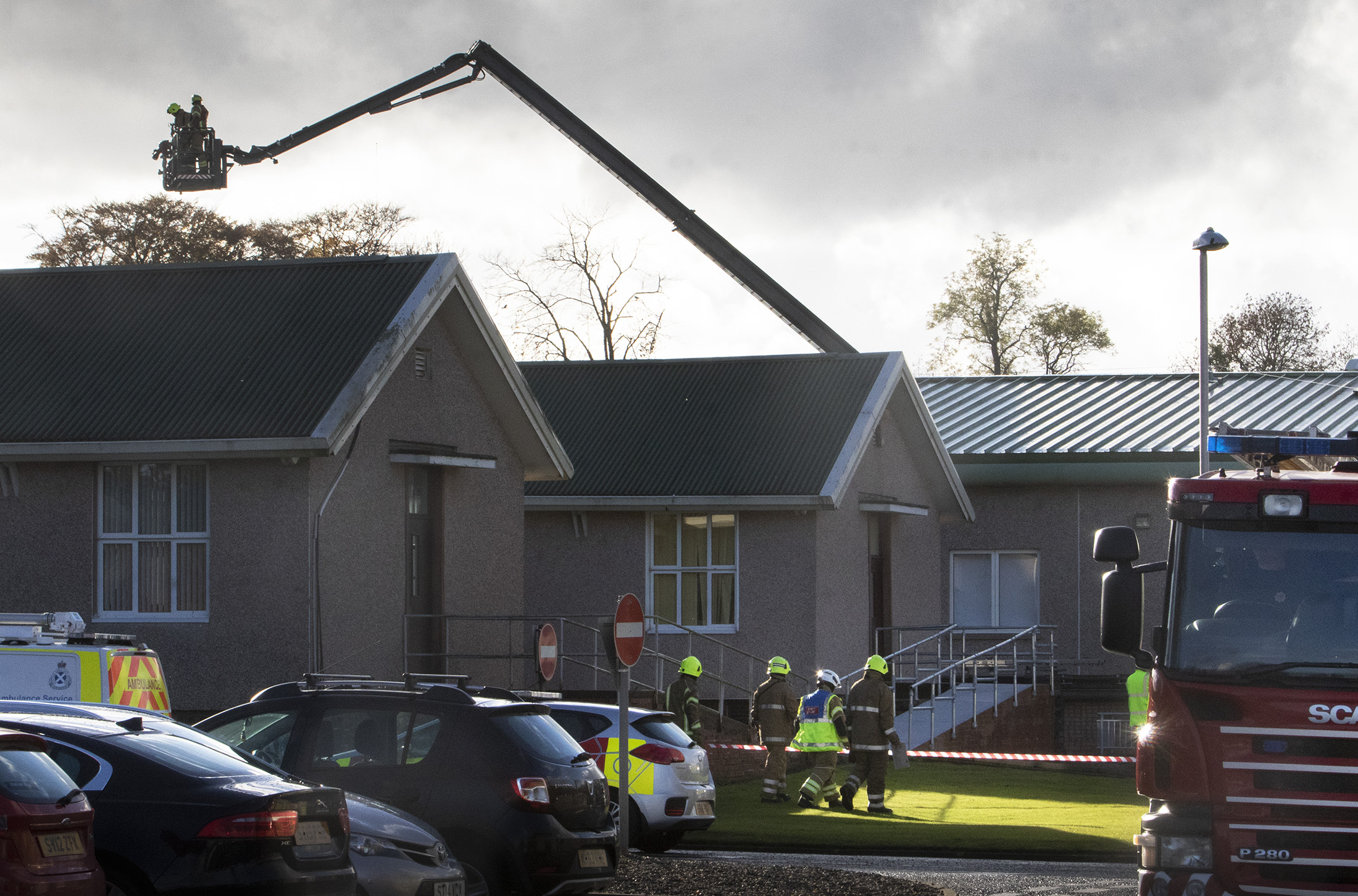 Emergency services called to fire at Stracathro Hospital near Brechin