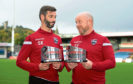Ross County co-managers Stuart Kettlewell (L) and Steven Ferguson win the Ladbrokes Championship managers of the month awards for September.