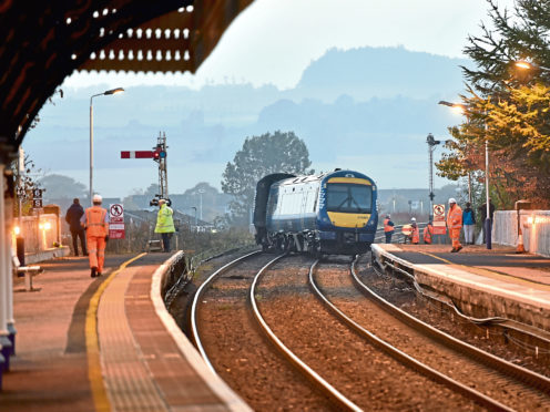 The derailment at Stonehaven Train Station resulted in more than 48 hours of closure.