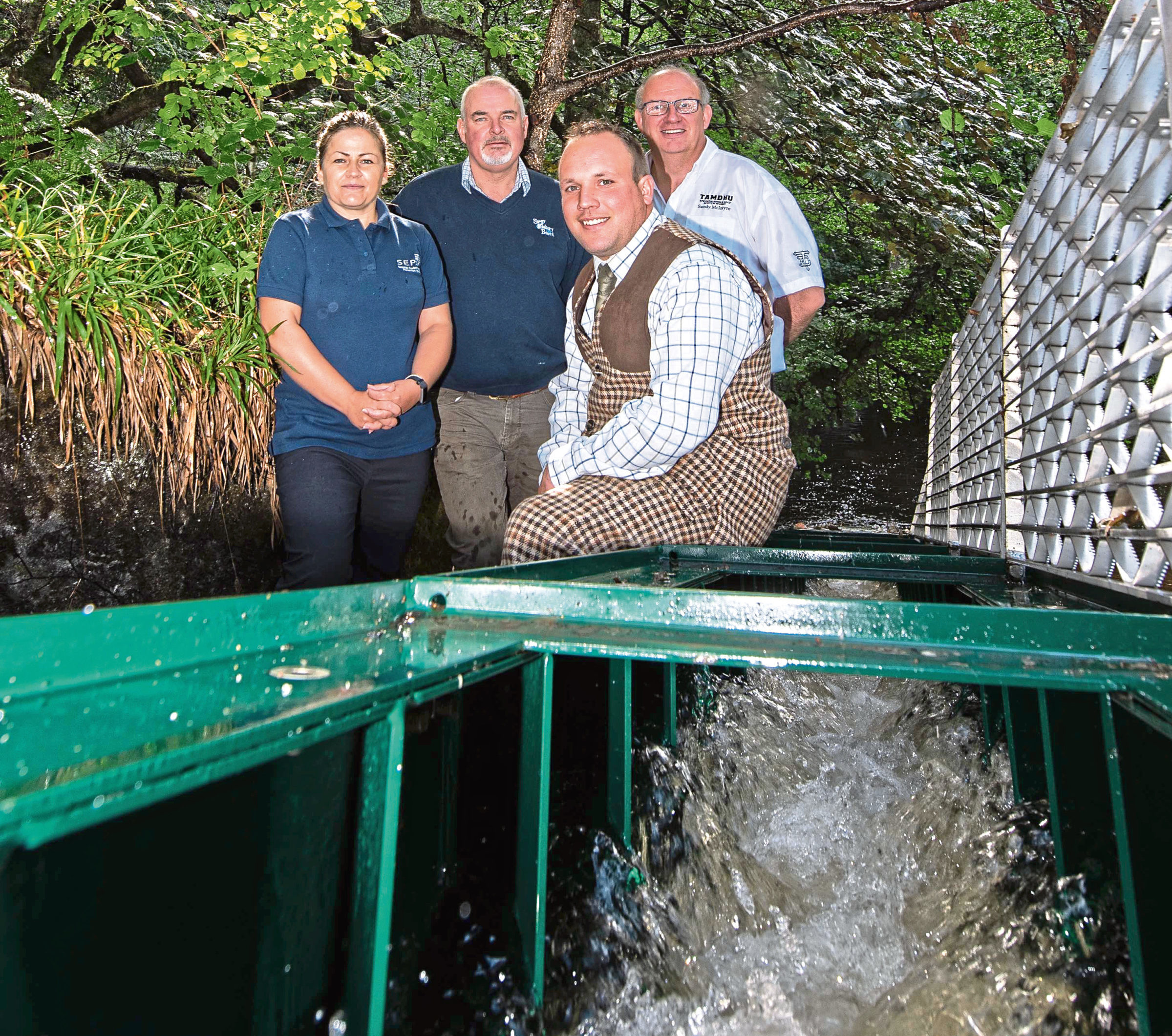 Tamdhu Distillery are teaming up with fisheries experts to reintroduce salmon and trout to the Knockando Burn