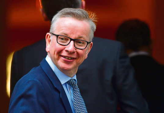 UK Environment Secretary Michael Gove