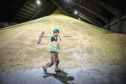 Courier News, Nancy Nicolson story CR0004063 . Forth Ports (Dundee) have had a hectic time with grain drying and storing of malting barley. Pic shows; Jake Low with Malting Barley being sorted, dried and checked at Forth Ports, Dundee Wednesday, 10th October, 2018. Kris Miller/DCT Media