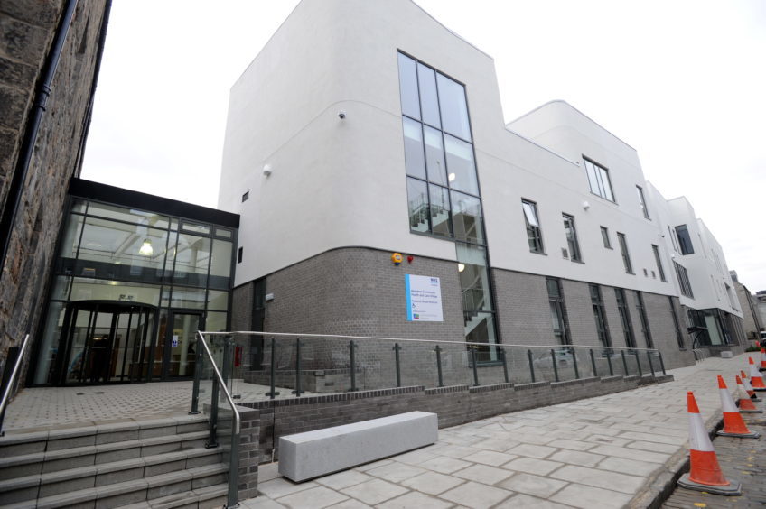 Aberdeen Community Health and Care Village entrance 