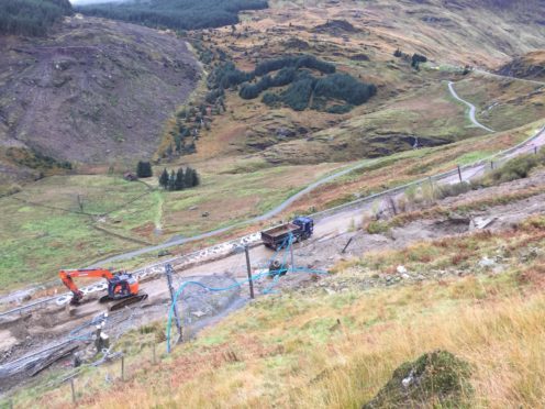 The A83 has suffered numerous landslides.