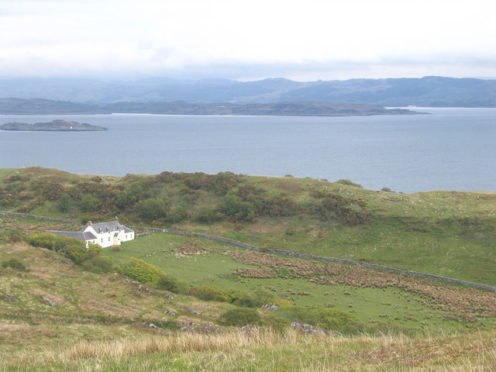 The island of Jura, served by a lifeline service from Islay.