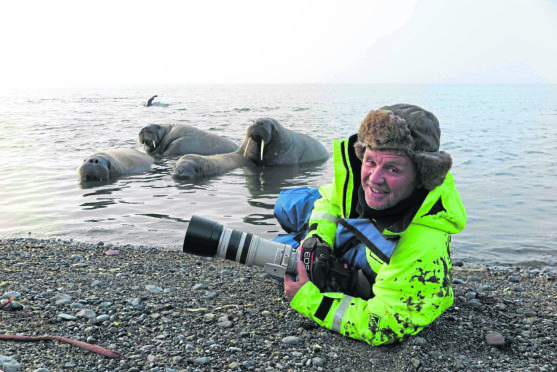 Wildlife cameraman Doug Allan will be giving talks in the north of Scotland during October.