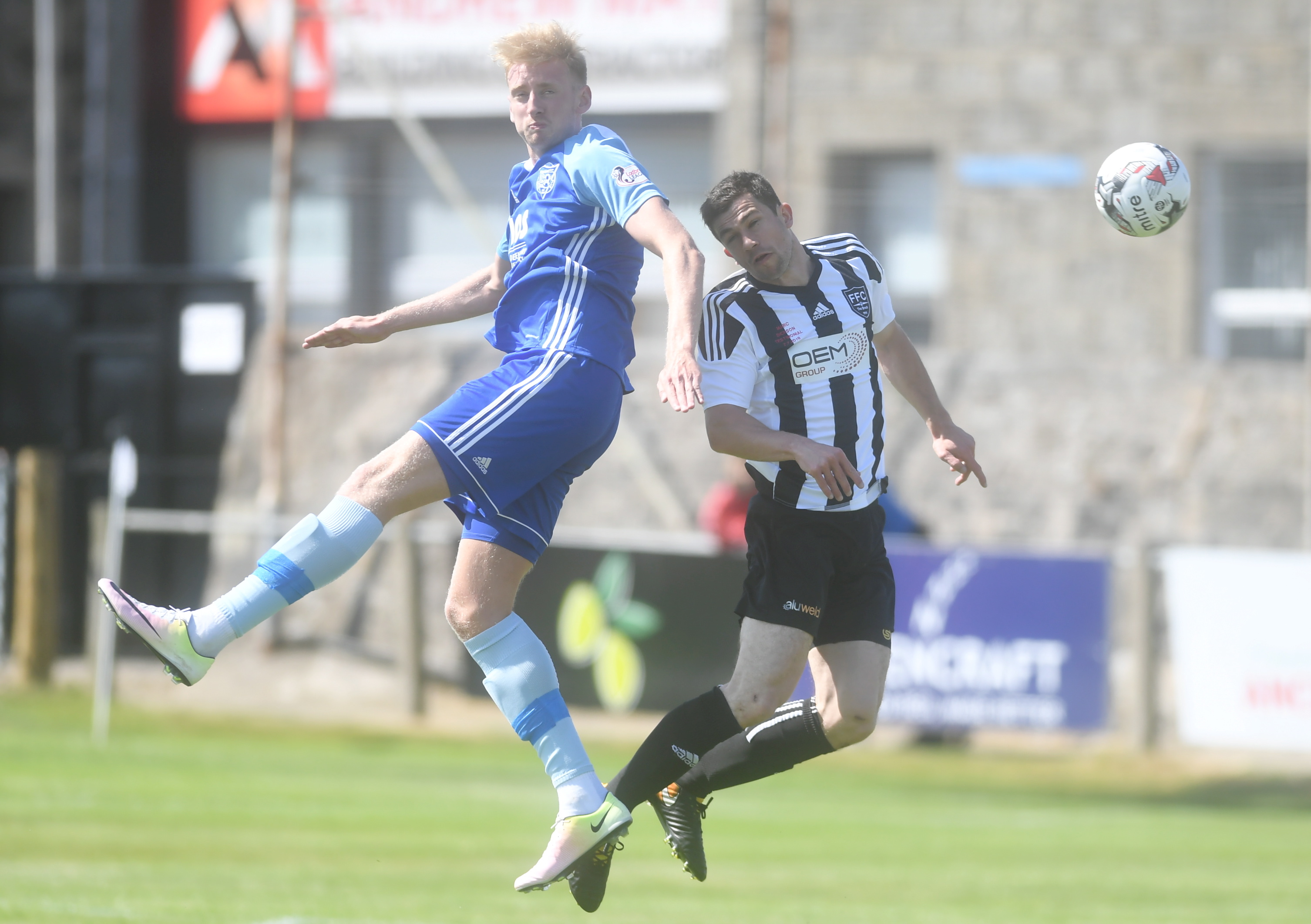 Peterhead striker Russell McLean has experienced first-hand the demands of challenging at the top of the Lowland League.