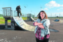 Anneka Niro has taken on the role of treasurer for the group trying to revamp Fraserburgh Skate Park. Picture by Kenny Elrick.