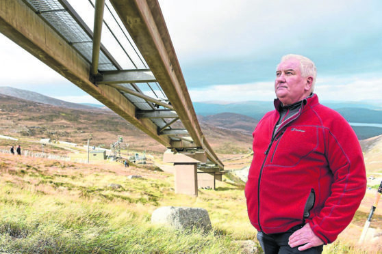 Alan Brattey of the 'Save the Ciste' campaign on CairnGorm.