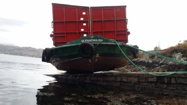 Ferry aground RNLI