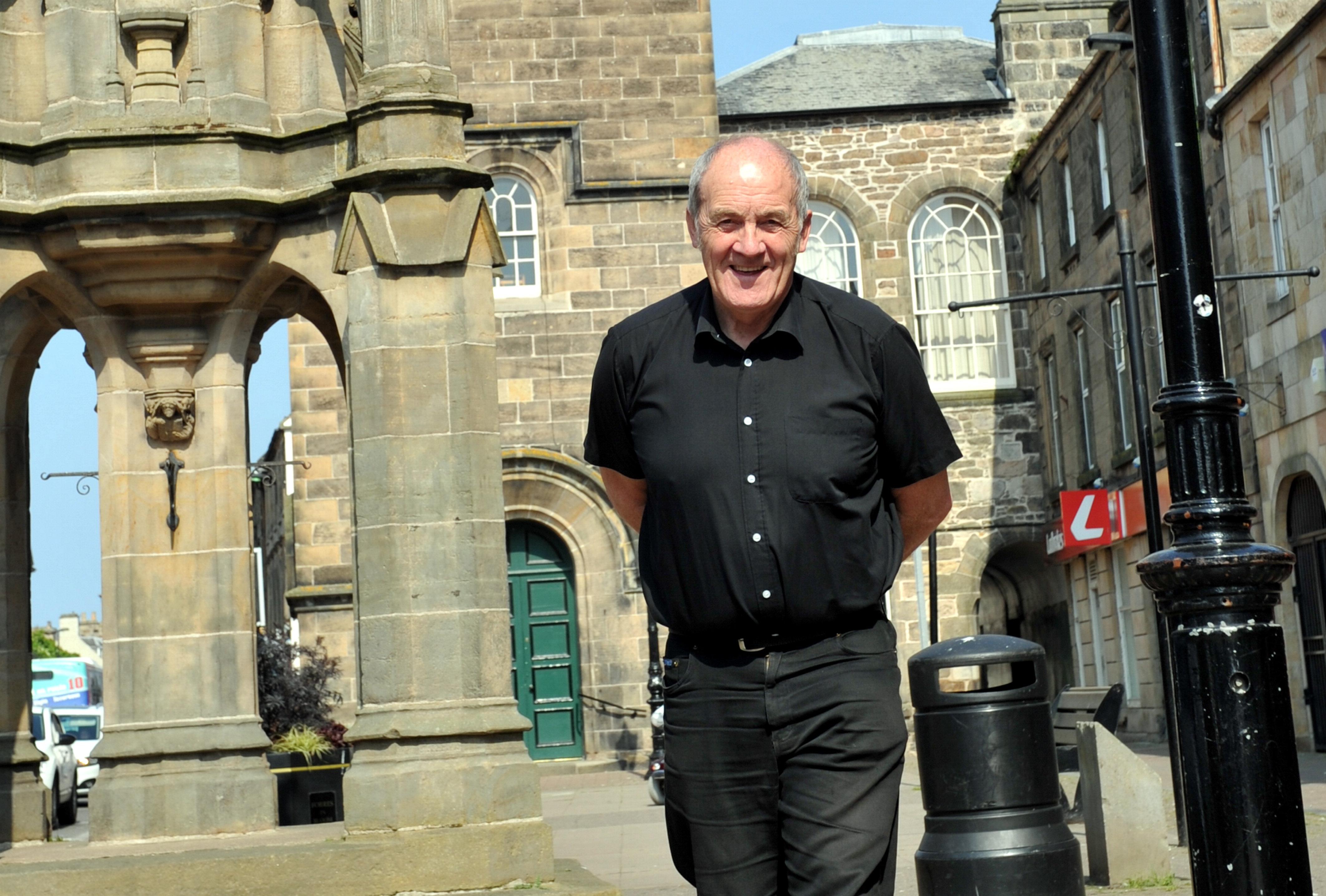 Forres councillor George Alexander is delighted support could be available for the town's Market Cross.