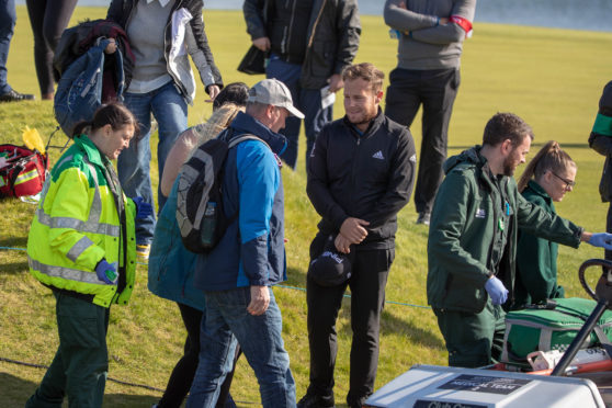 I'm optimistic over fans at events like the Dunhill Links later in the year.