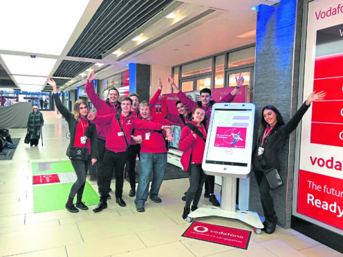 Vodafone Gigabit gets ready to launch in St Nicholas Centre.