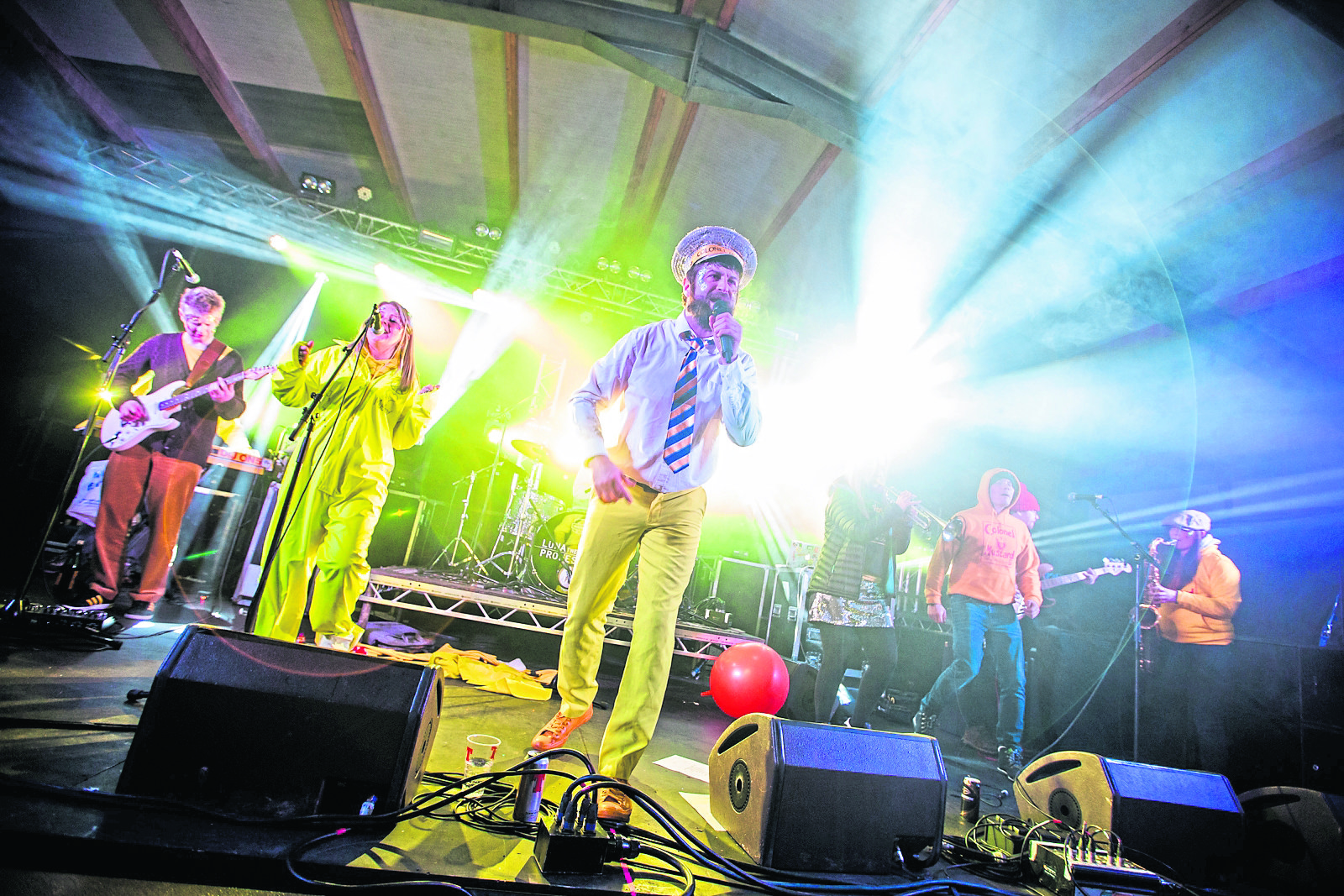 Colonel Mustard and the Dijon 5 set the party mood at Groove Cairngorm Festival.