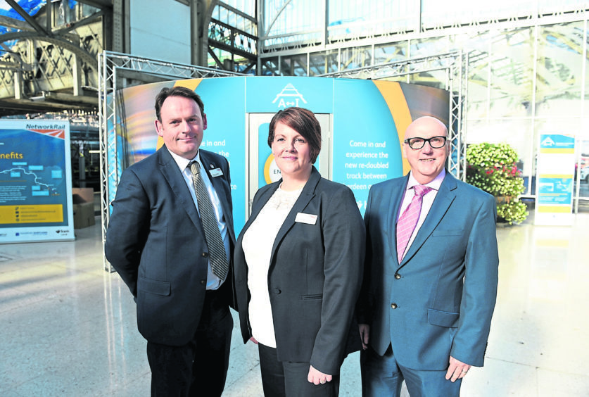 Immersive pod offers unique aerial views of Aberdeen to Dyce rail