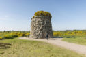 The Jacobite Memorial Cairn at Culloden Battlefield.