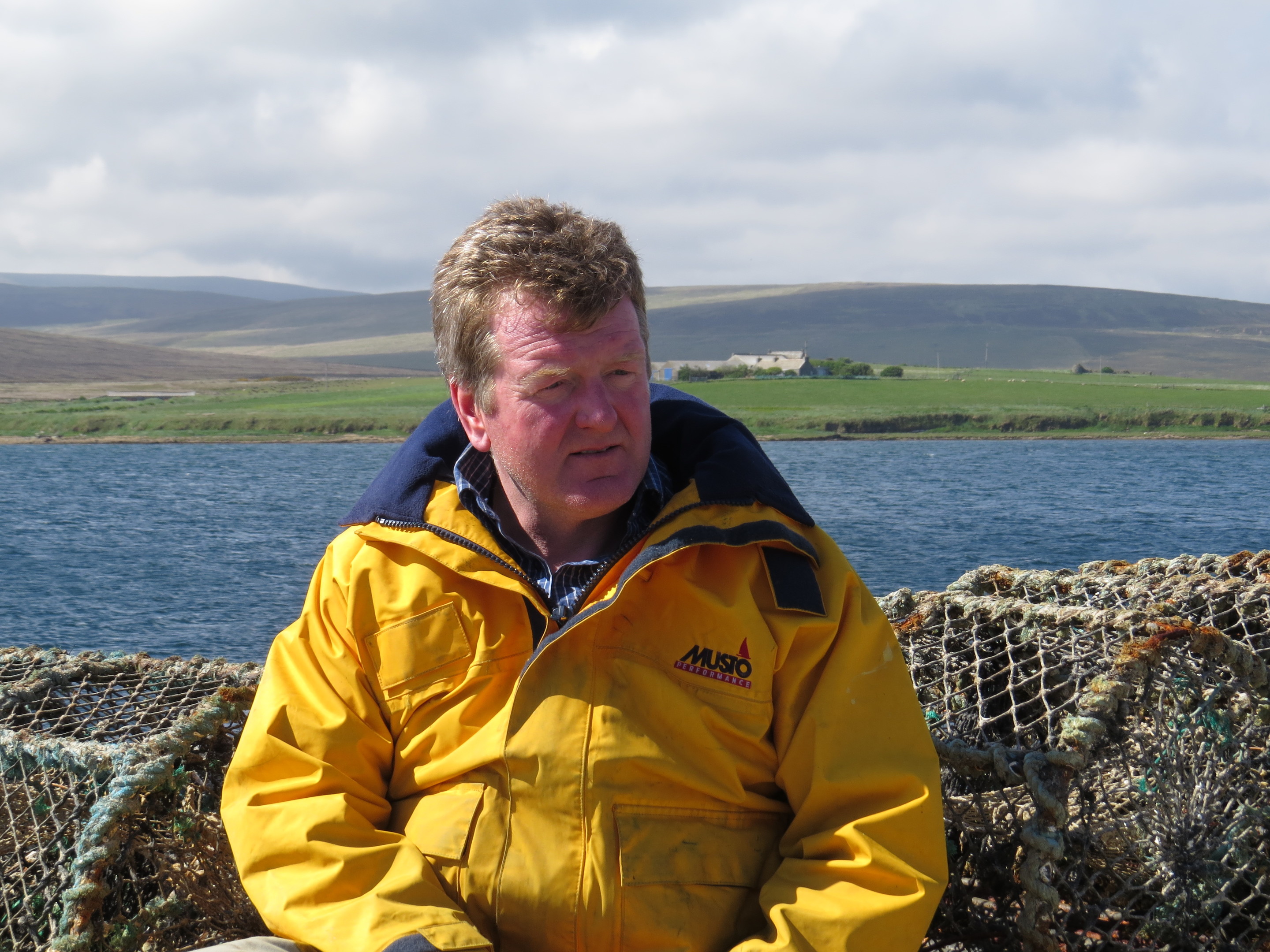 Kevin Kirkpatrick pictured on Hoy where the Longhope Lifeboat Museum is based.