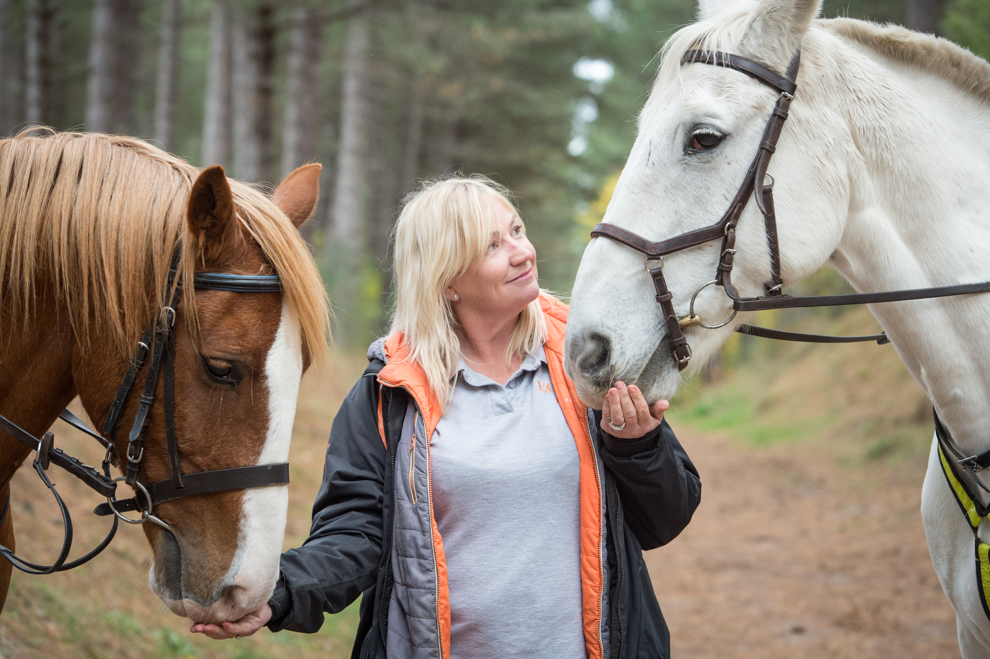 Lisa Malone, owner of Equus Scotland riding school.