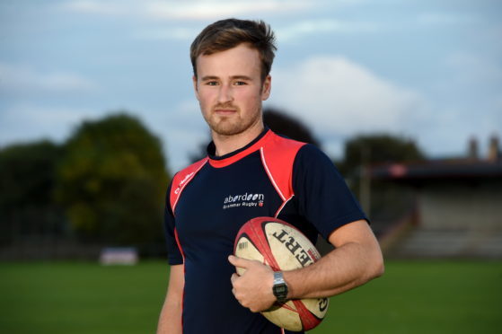 Aberdeen Grammar's Ciaran Wood, who joined from Highland in the summer.