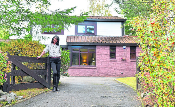 The home of Veronica Harvey, Fern Lodge, Barclay Park, Aboyne.     
Picture by Kami Thomson