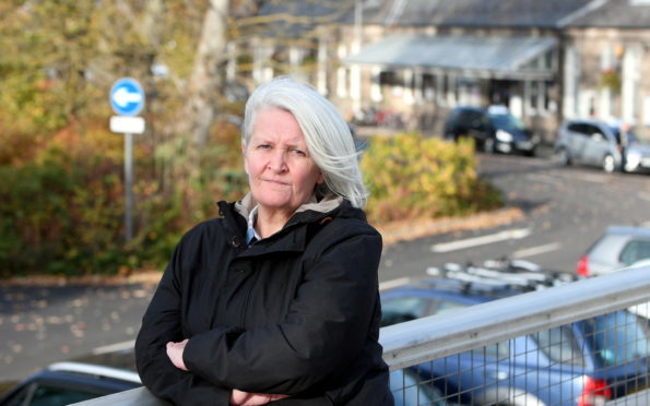 Concerns have been raised about safety at Inverurie Station car park. Councillor Lesley Berry is calling for action to be taken. (Picture: Kami Thomson)