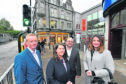 Adrian Watson, chief executive of Aberdeen Inspired, Councillor Marie Boulton, spokesperson for the City Centre Masterplan, Craig Stevenson, Centre Manager of Bon Accord Shopping Centre and Nicola Johnston, Aberdeen Inspired’s evening and night time economy manager.