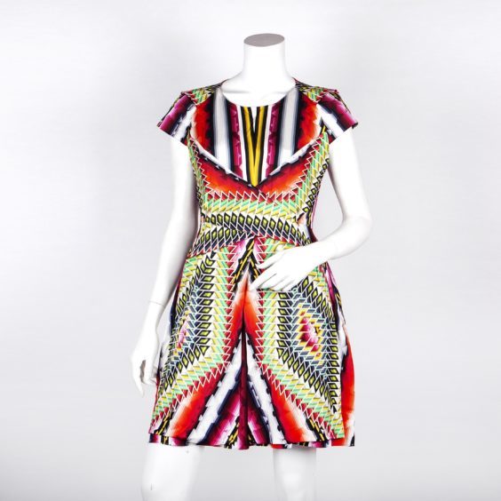 Businesswoman and The Apprentice star Karren Brady has donated a Peter Pilotto dress