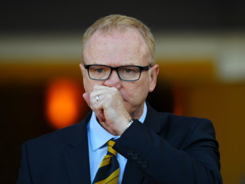 Scotland manager Alex McLeish.