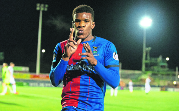 Riccardo Calder was dismissed by Caley Thistle.