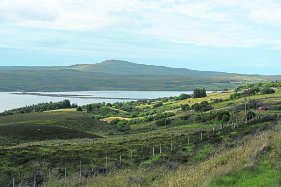Ben Hutig, close to the proposed site of the new spaceport on A'Moine photographed across the Kyle of Tongue with Tongue in the foreground.
Picture by Sandy McCook.