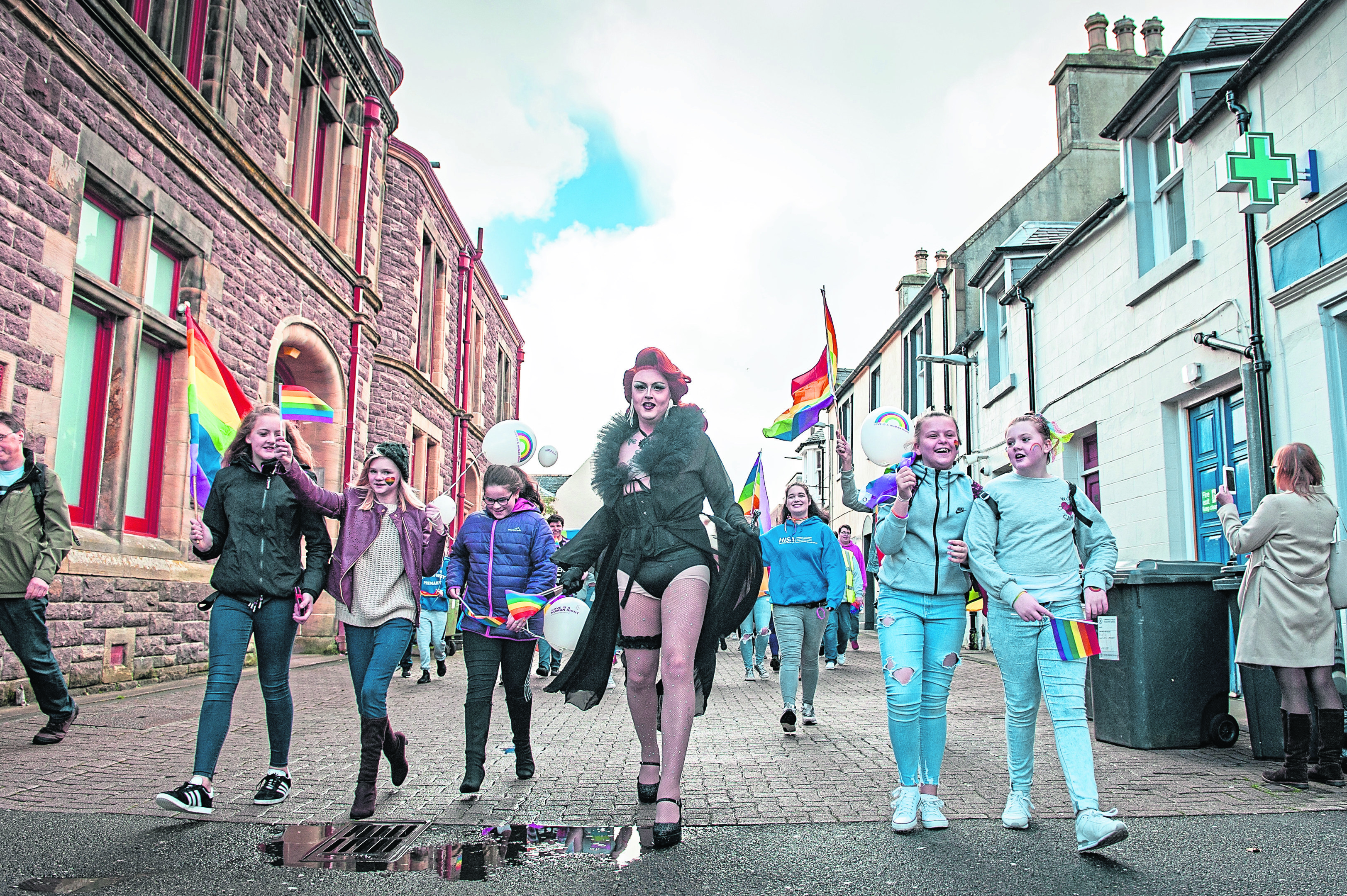 Hebridean Pride March 2018.