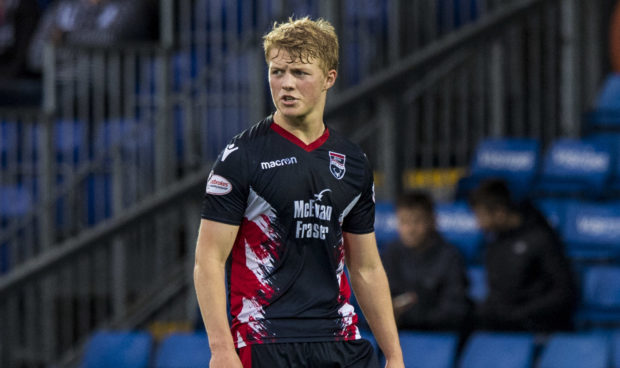 Ross County's Tom Grivosti in action