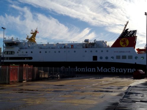 Loch Seaforth in Aberdeen Harbour for a scheduled check over