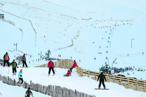 ‘Working day and night’: HIE head of business development Susan Smith said it was working hard to ensure snow sports at CairnGorm