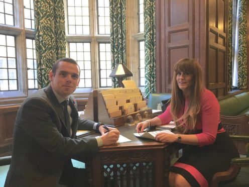 Douglas Ross MP met with Small Business and Consumer Protection Minister Kelly Tolhurst MP.
