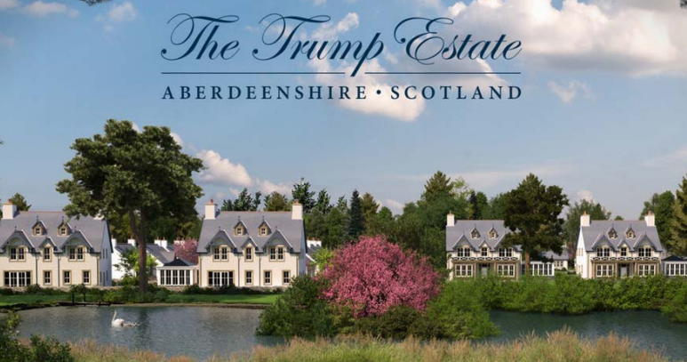 Artist's impression of the Trump Estate.