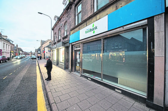 Moray Foodbank in Elgin, Moray. Picture by Jason Hedges.