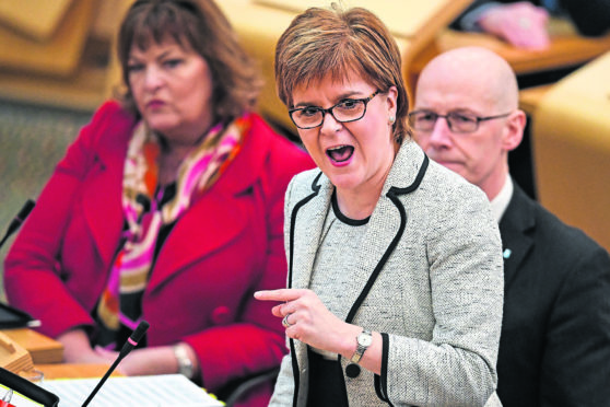 Nicola Sturgeon.