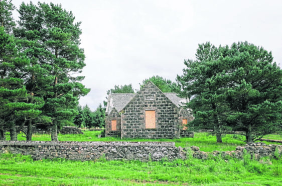 An abandoned home in the Cabrach