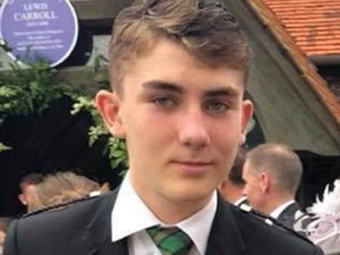 Missing teenager Liam Smith.