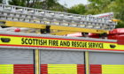 Fire teams were called to Bonnyview Drive in Aberdeen last night.