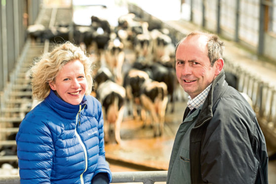 Jane and Bruce Mackie from Rora Dairy.