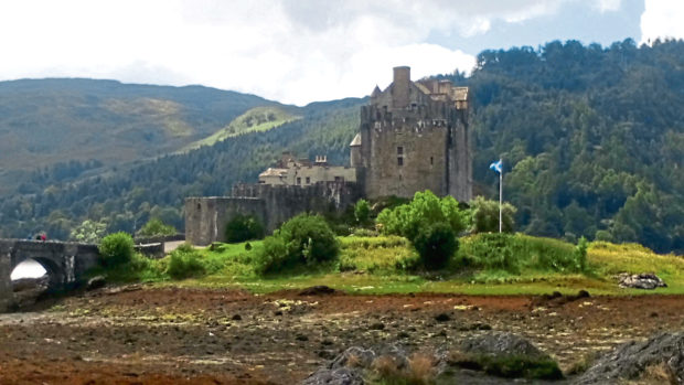 The historic Eilean Donan Castle.