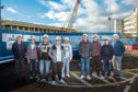 The latest Journey into Construction group at the site of the new Inverness Justice Centre.