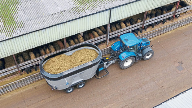 Bigger Powermix Pro diet feeders from Shelbourne Reynolds include this 30cu m twin auger machine.
