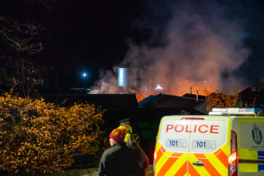 Keith building engulfed in flames Press and Journal(02)