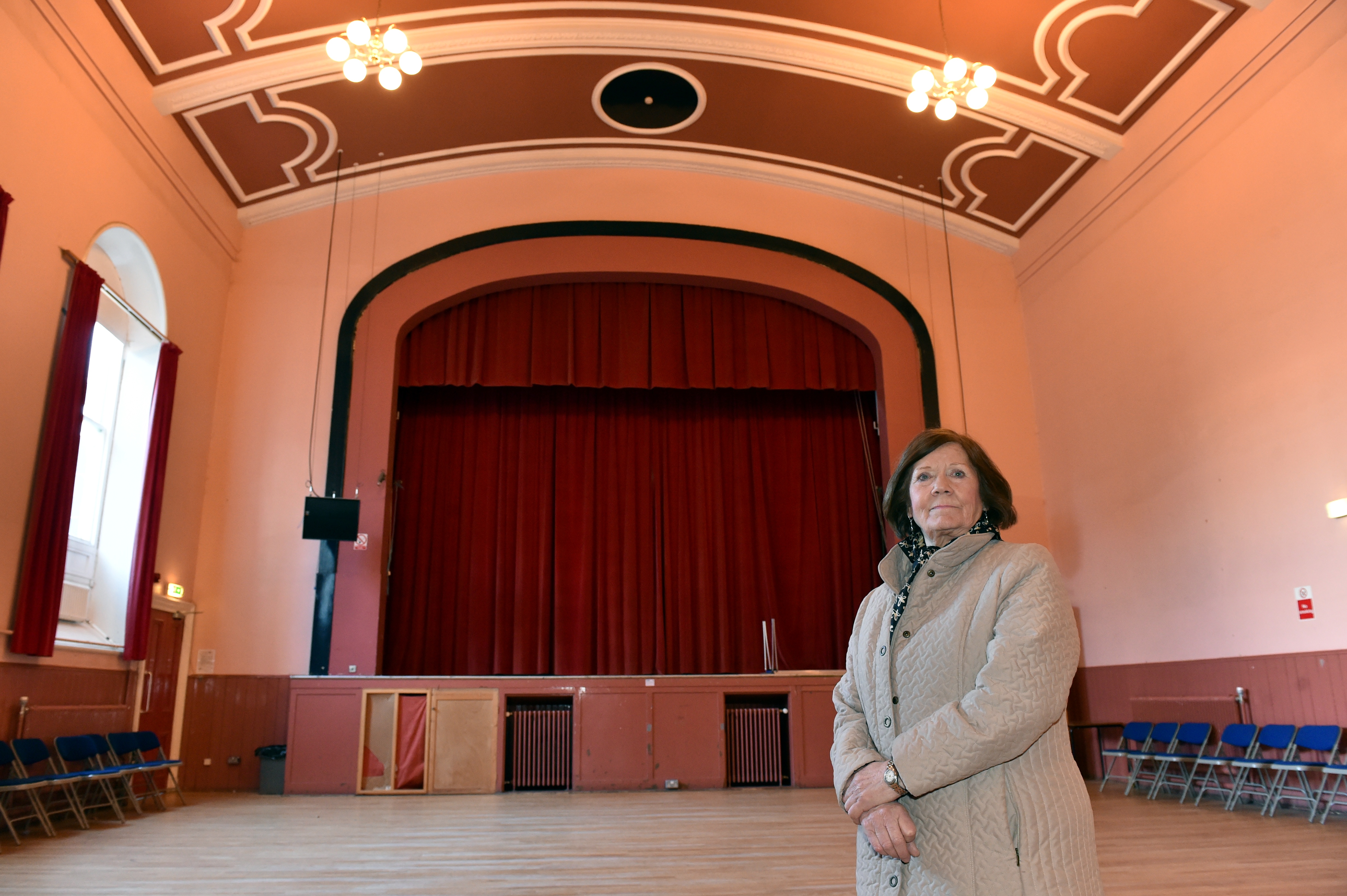 Councillor Wendy Agnew is delighted the town hall will be refurbished. (Picture: Colin Rennie)