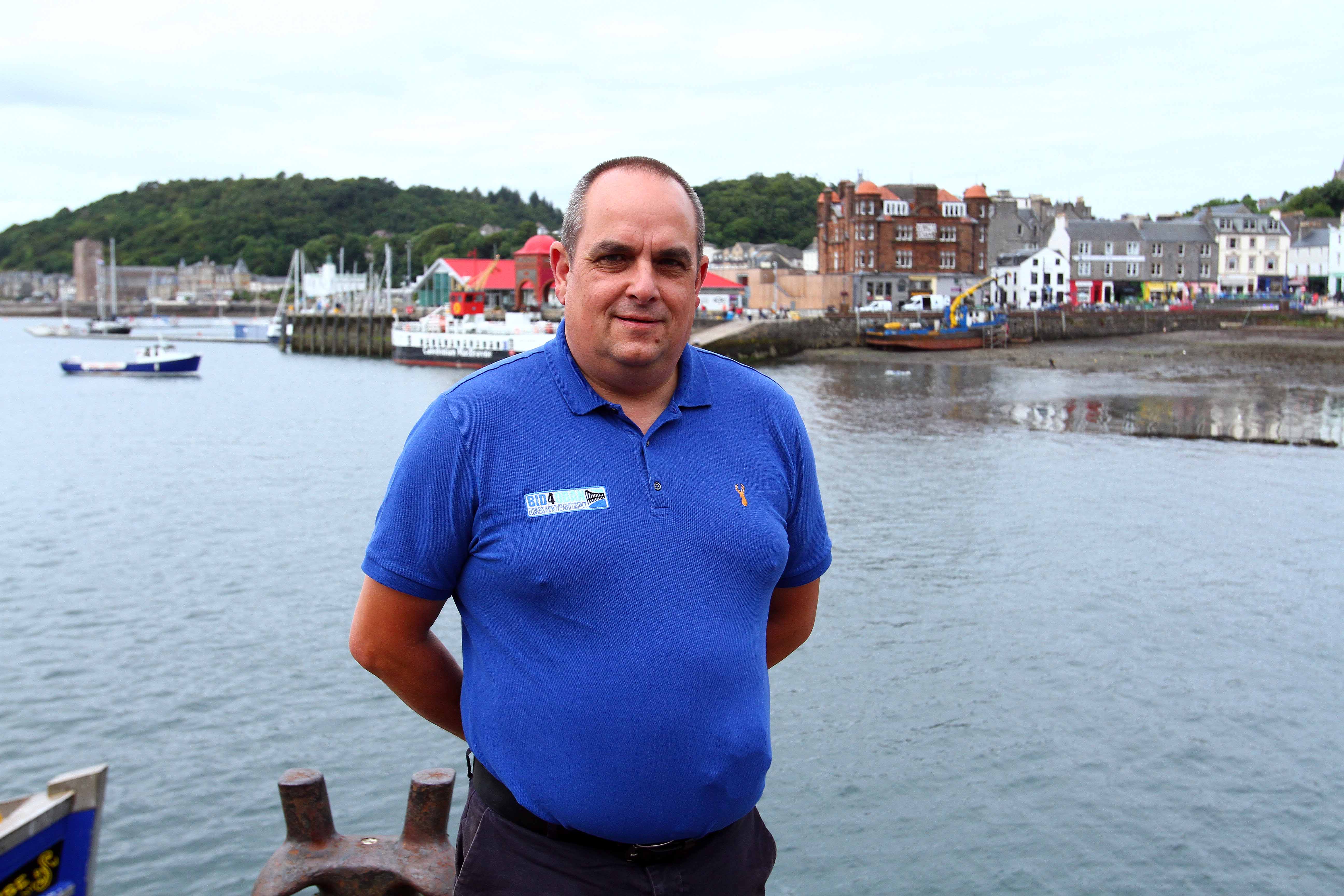 Andrew Spence, chief executive of Bid4Oban.