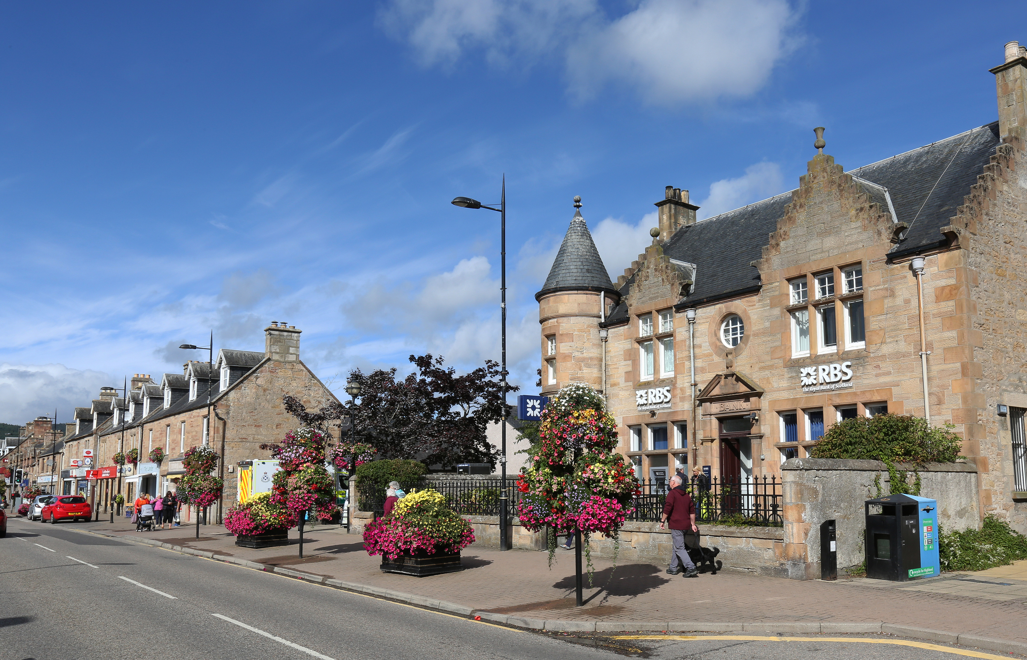 The incident took place on Alness' High Street. Image: DC Thomson