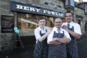 Butcher of the Year Award: Bert Fowlie of Strichen
Pictured three generations of Fowlie outside the shop Hebbie pictured with his son Gavin and grandson Aaron